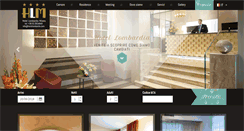 Desktop Screenshot of hotellombardia.com